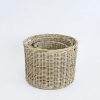 Luna Round Storage Basket set 3