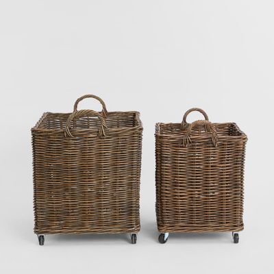 Luna Basket on Wheels set 2
