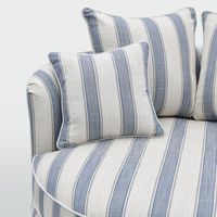 Noosa Hamptons Snuggle Chair Blue Sky Stripe