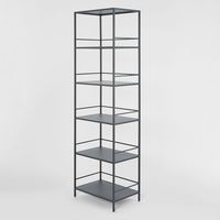 Burnley Shelf 5 Tier Black