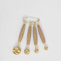 Wooden Handle Measuring Spoons Set of 4
