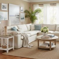 Norfolk 5 Seater Modular Sofa Beige