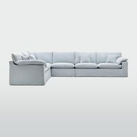 Norfolk 6 Seater Modular Beach w/White piping