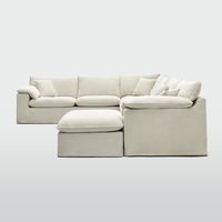 Norfolk 6 Seater Modular with Chaise (Reversible) Beige