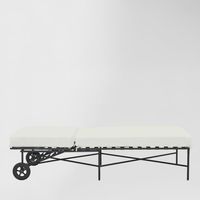 Sheffield Sunlounge Outdoor with White Cushion