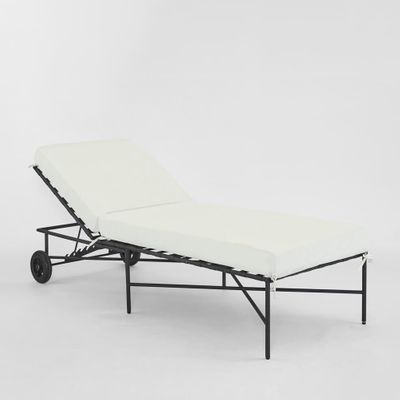 Sheffield Sunlounge Outdoor with White Cushion