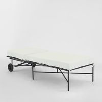 Sheffield Sunlounge Outdoor with White Cushion