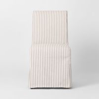 Slip Cover Only - Clifton Dining Chair Beige Stripe
