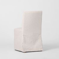 Slip Cover Only - Clifton Dining Chair Beige Stripe