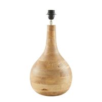 Sarod Table Lamp Base Dark Natural- Base Only