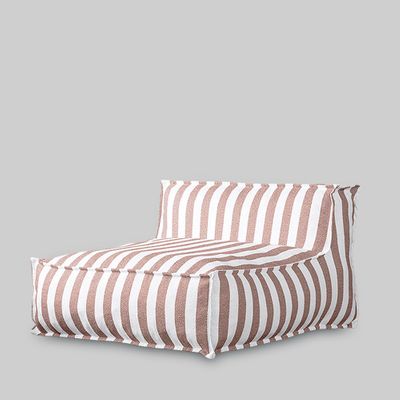 Lola Chaise Terracotta Stripe