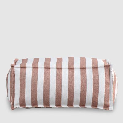 Lola Ottoman Terracotta Stripe