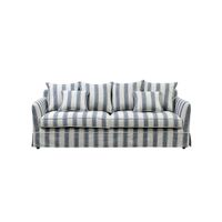 Slip Cover Only - Byron Hamptons 2.5 Seat Sofa Blue Sky