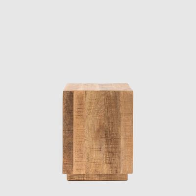 Iowa Side Table Natural 400x400x550mm