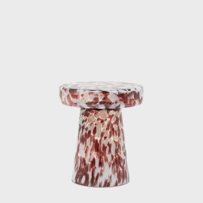 Murano Side Table Leopard 395x395x465mm