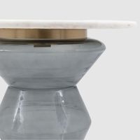 Turin Side Table Smoke 510x510x510mm