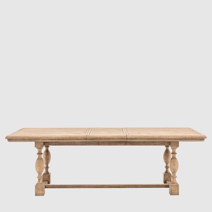 Vancouver Ext Dining Table 2000/2500x1000x750mm