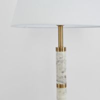 St Germain Table Lamp Base White - Base Only