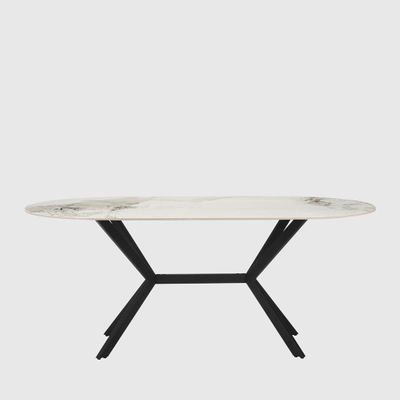 Nola Table White & Black