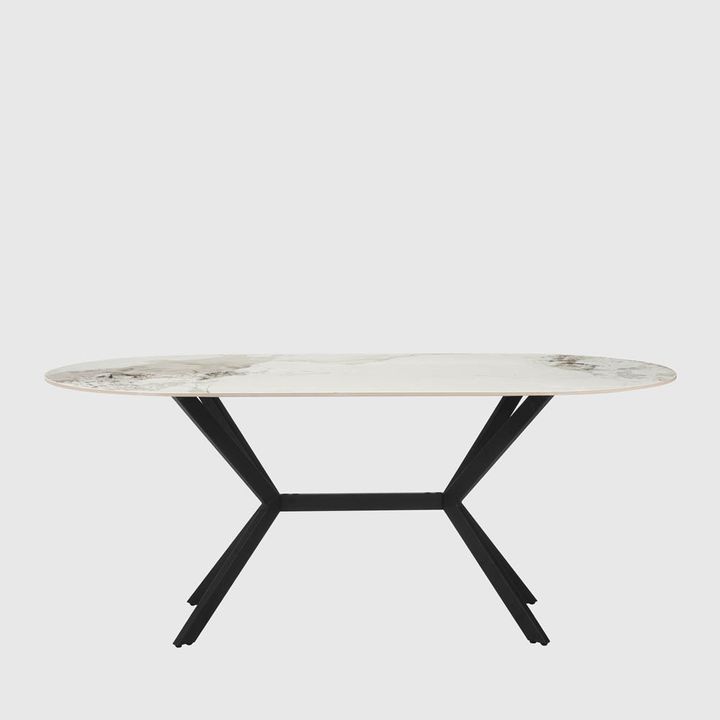 Nola Table White & Black