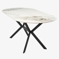 Nola Table White & Black