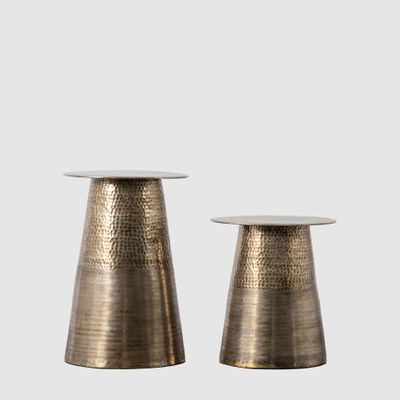 Langley Side Table Set of 2 400x400x450/580mm