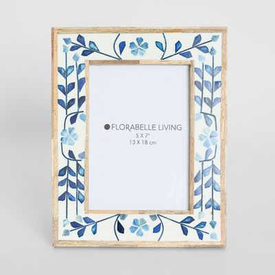 Alaia Bone Inlay Photo Frame 5x7