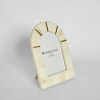 Orla Arch Bone Inlay White Photo Frame 5x7