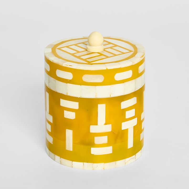 Sirena Trinket Box Mustard