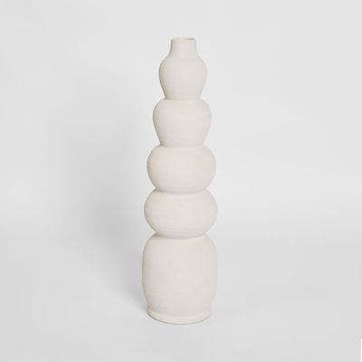 Goya Boulder Vase Chalk
