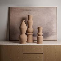 Goya Short Vase Terracotta