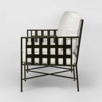 Sheffield Sofa Outdoor 2 Seater White Cushions