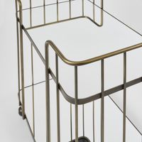 Verna Bronze Bar Cart