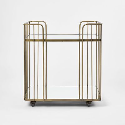 Verna Bronze Bar Cart