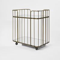 Verna Bronze Bar Cart