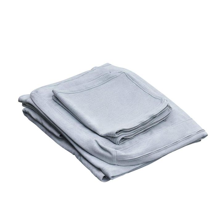 Slip Cover Only - Noosa Hamptons Snuggle Chair Beach With White Piping