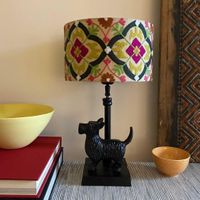 Schnauzer Table Lamp Base only Black