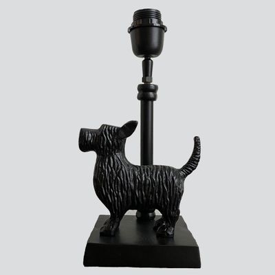 Schnauzer Table Lamp Base only Black