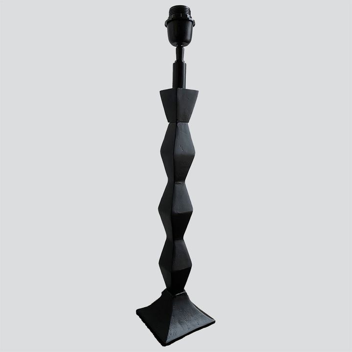 Multi Diamond Table Lamp Base only Black