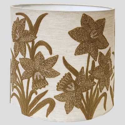 Narcissus Linen Drum Shade Butternut