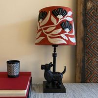 AD Daisy Velvet Tapered Shade Rust