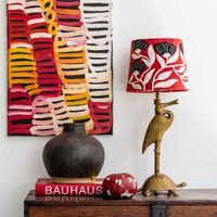 AD Daisy Velvet Tapered Shade Rust