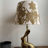 Narcissus Linen Tapered Shade Butternut