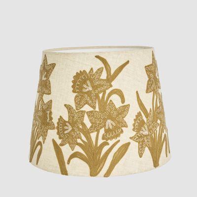 Narcissus Linen Tapered Shade Butternut