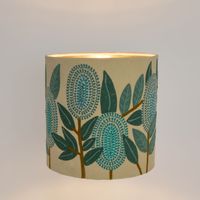 Velvet Drum Shade - Banksia - Turquoise Multi Medium