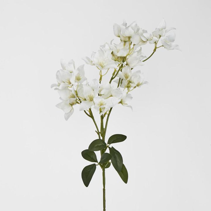 Bougainvillea Branch 83cm White