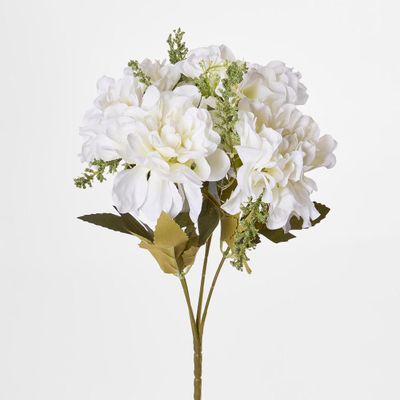 Marigold Bush x 5 Heads White