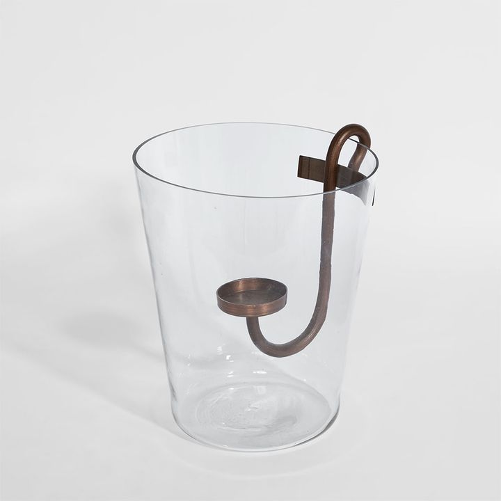 Valencay Small Candle Holder Clear