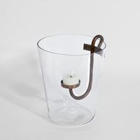 Valencay Small Candle Holder Clear