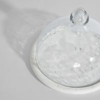 Franche  Small Cloche Marble White